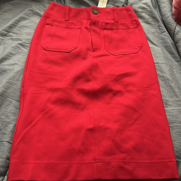 Maeve by Anthropologie red pencil skirt - Picture 3 of 9
